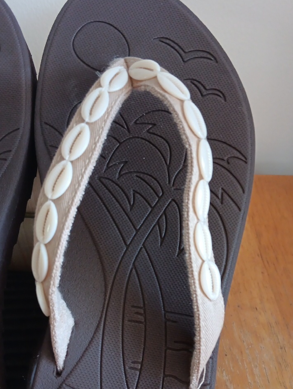 Rocket Dog Sandals Tinyshells Khaki Canvas Cotton Size 10M - Picture 5 of 5